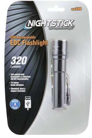 Nightstick Mini-Tac Usb Rechargeable 320l Black