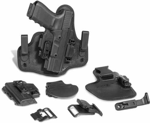 Alien Gear HOLSTERS SSHK0197RHR1 Shape Shift Starter Kit Springfield XDM 3.8 Compact Injection Molded Polymer Black