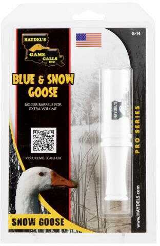 Haydels B14 Blue & Snow Goose Call White Plastic
