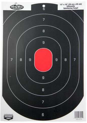 Birchwood Casey Dirtybird 12x18 Oval Sil Targets 100