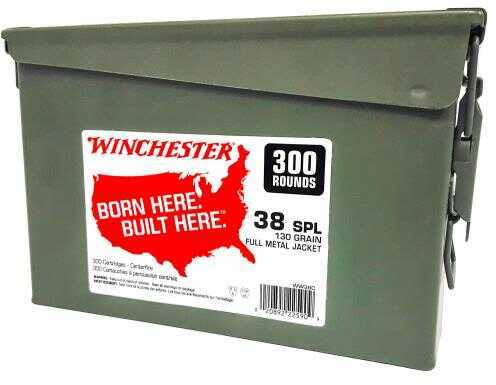 38 Special 600 Rounds Ammunition Winchester 130 Grain Full Metal Jacket