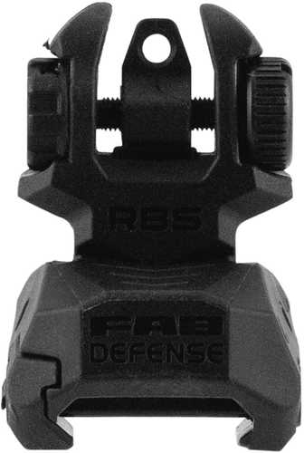 Fab Defense Fx-rbs Rbs Rear Back-up Sight Ar-15 Aluminum/polymer Black