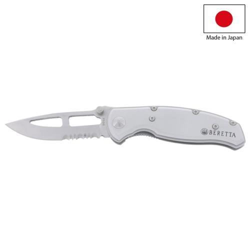 Beretta Airlight II Knife - Silver - 2.25" Blade SERRATED 30%
