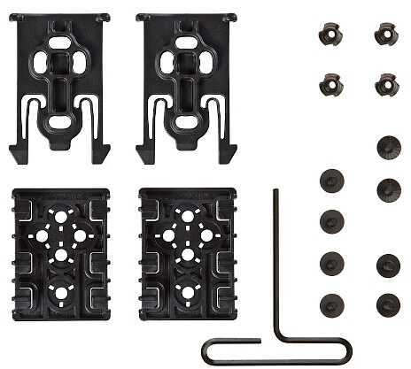 Safariland Els Platform Kit Black 2 Male & 2 Female Polymer Screws Els-Kit1-2