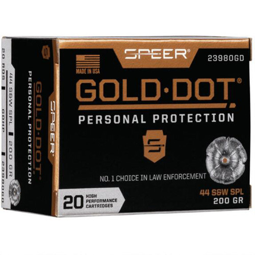 44 Special 20 Rounds Ammunition Speer 200 Grain Jacketed Hollow Point