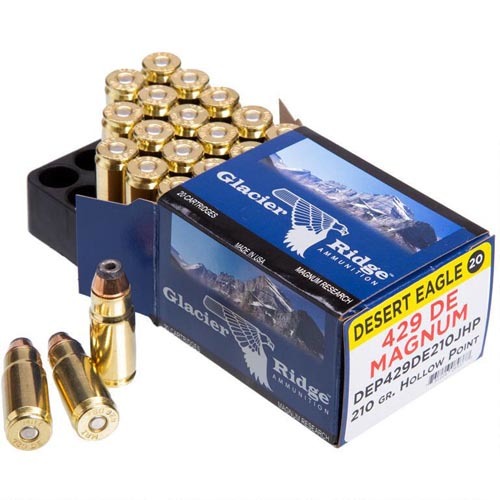 429 Desert Eagle 20 Rounds Ammunition Magnum Research 240 Grain Jacketed Hollow Point