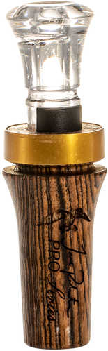 Duck Commander DCPROB Pro Series Bocote Double Reed Call Mallard Wood Brown
