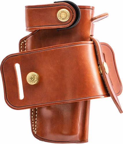 Galco Ironhide 1911 with 5" Barrel Belt Holster Ambidextrous Leather Tan