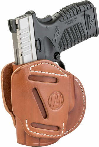 1791 Gunleather 3WH4CBRA 3 Way Springfield XD, XDS/Walther G2C, Pps Steerhide Brown