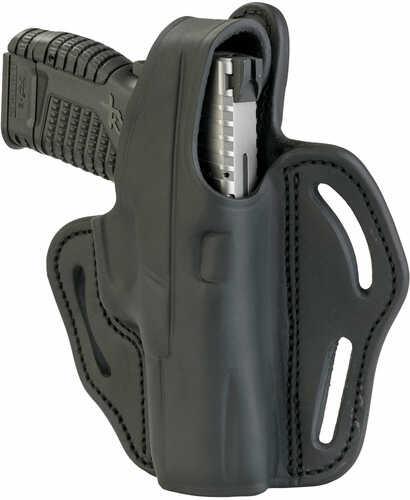 1791 Gunleather BHX3SBLR BHX for Glock 17; S&W Shield; Springfield XD9 Steerhide Black