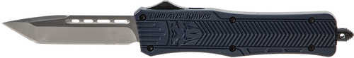 Cobra TEC Knives LLC CTK-1 Medium 3" 440C Stainless Steel Tanto Black NYPD Blue Zinc-Aluminum Alloy