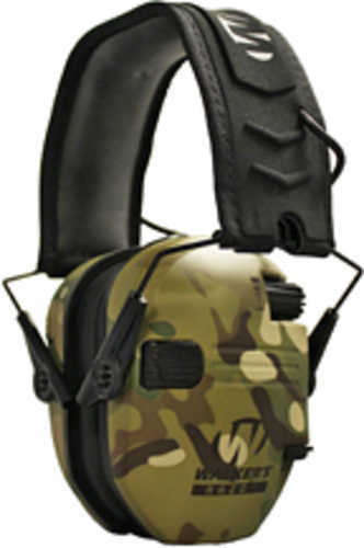 Walkers GWPRSEMMCC Razor Slim Electronic Earmuff 23 Db MultiCam