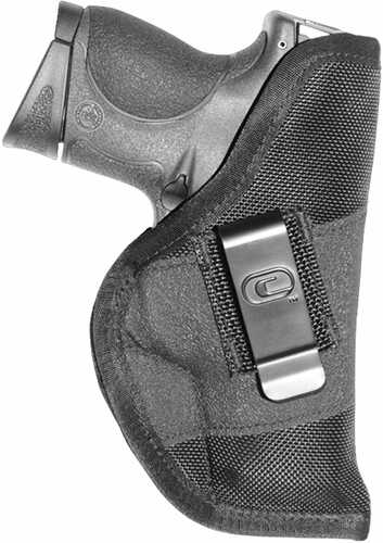 Crossfire CRF-GRPCLPSA1M-1 The Grip Clip Holster 01 Black Rubber Fabric/ 1680 Denier Ballistic Nylon IWB/Pocket 1-1