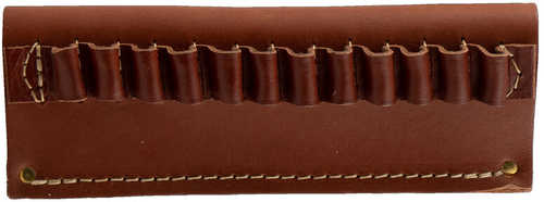 Hunter Company Handgun Cartridge Holder Belt Slide 38/357 Caliber with 12 Loops Leather Brown