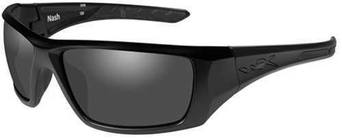 Wiley X ACNAS08 Nash Smoke Gray Black Polarized Glasses