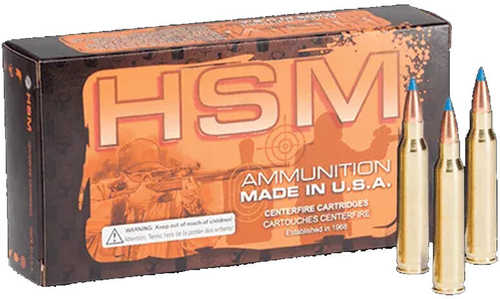 HSM 243 Winchester 75 Gr V-Max Ammo - 25 Rounds for Varmint Control
