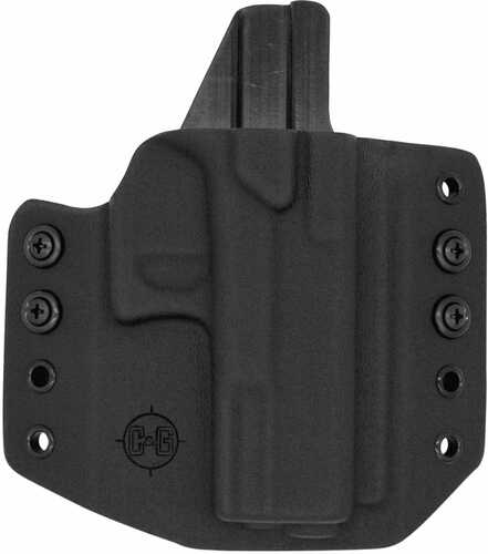 Crucial Concealment 1001 Covert OWB Compatible With for Glock 19 Kydex Black