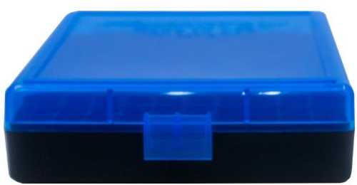 Click to see larger image. Berrys 69874 001 Ammo Box 380/9mm 100 Rd Plastic Blue/Black