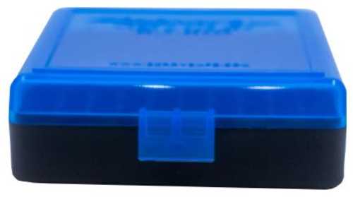 Click to see larger image. Berrys 83500 Ammo Box 22LR 100 Rd Plastic Blue/Black