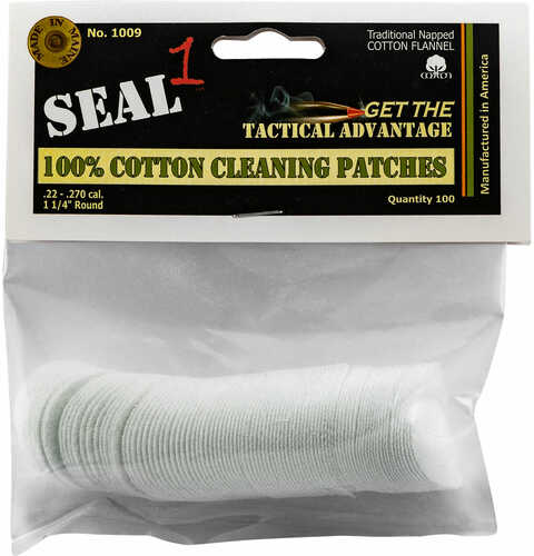Seal 1 1009 Cleaning Patches 100 Count Cotton