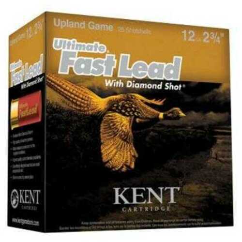 12 Gauge 25 Rounds Ammunition Kent Cartridges 2 3/4" 1 1/4 oz Lead #6