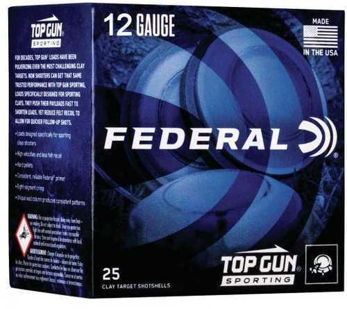 12 Gauge 25 Rounds Ammunition Federal Cartridge 2 3/4" 1 oz Lead #7 1/2