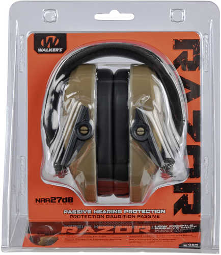 Walkers Razor Pro Passive Earmuff 27 Db OD Green