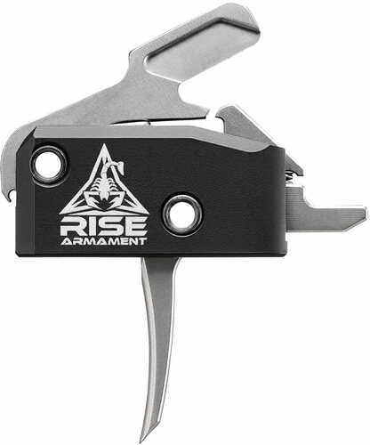 Rise Armament High Performance AR-Platform Black/Silver Single-Stage Flat 3.50 Lbs