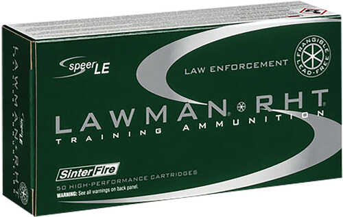 Speer Ammo 53395 Lawman Rht 45 Acp 155 Gr Frangible 50 Bx/ 20 Cs