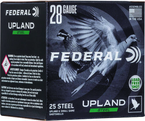Federal Upland Steel 28 Gauge 2.75" 5/8 Oz 6 Shot 25 Bx/ 10 Cs