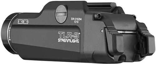 Streamlight TLR-9 Flex With High/Low Switch 1000 Lumens Cr123A Lithium Battery Black Aluminum