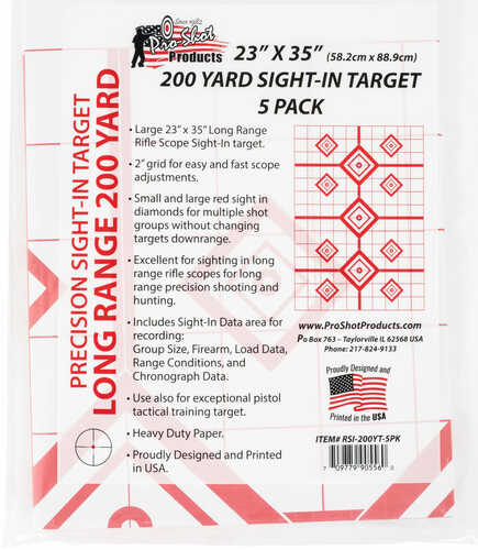 PROSHOT Rsi-200Yt-5Pk 23X35 200Yd RFL SIGHTIN