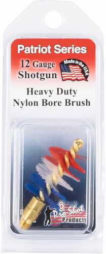 Pro-Shot Nylon Patriot Bore Brush 12 GA Red White and Blue PS12