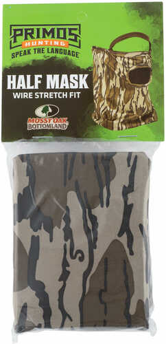 Primos Stretch Fit Half Face Mossy Oak BottomLand