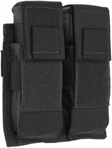 Click to see larger image. TACSHIELD (Military Prod) T3602Bk Universal Double Pistol Mag Pouch Black 1000D Nylon