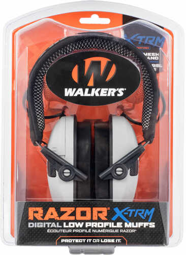 Walkers Razor Pro Digital Polymer Over the Head Gray Ear Cups