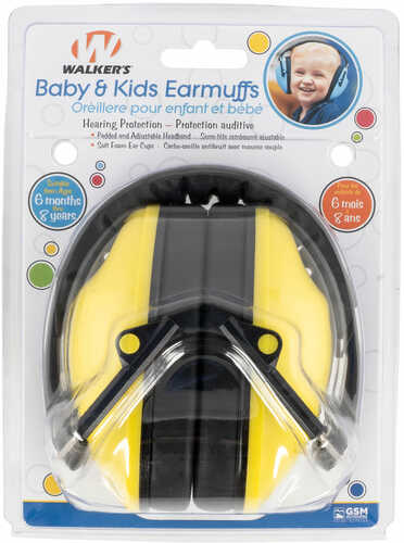 Click to see larger image. Walkers Passive Baby & Kids Earmuff Yellow