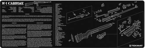 TekMat M1 Carbine Gun Cleaning Mat 12"X36"X1/8"