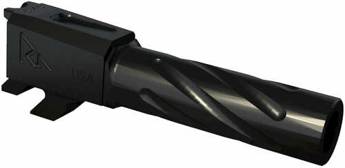 Rival Arms Barrel for S&W Shield Models 9mm Luger Fluted/Non-Threaded 416R Stainless Steel PVD Coating Black Finish