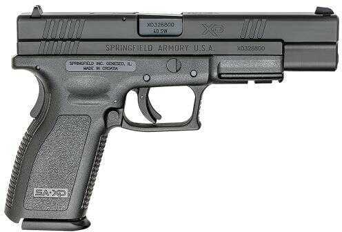 Click to see larger image. Springfield Armory XD Essential Full Size 40 S&W 5" Barrel Double Action Only 10+1 Rounds Black Frame Semi-Automatic Pistol XD9402