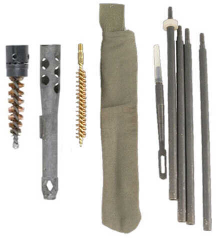 Springfield M1A Cleaning Kit 5-Piece Rod Set Oil And Grease Tubes Bore Brush Chamber Patches MA500