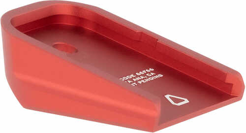 Strike Base Plate For Glock Red Anodized Aluminum