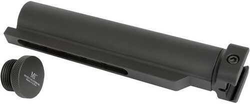 Click to see larger image. Midwest Industries MISTAP Stock Tube Adaptor AR-Platform Aluminum Black Hardcoat Anodized