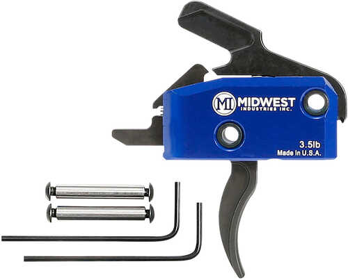 Midwest Industries AR-15 AR Platform Drop-In Curved Trigger 3.50 Lbs