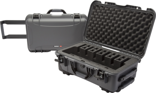 NANUK (PLASTICASE Inc) 935 6 Up Pistol Case With Foam Graphite Polyethylene