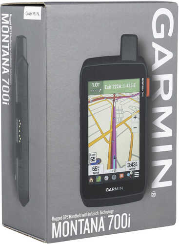 Garmin Montana 700I Handheld GPS With inReach Black Rechargeable Li-Ion Bluetooth/Ant+