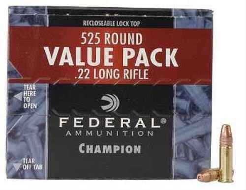 22 Long Rifle 525 Rounds Ammunition Federal Cartridge 36 Grain Hollow Point