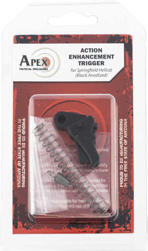 Apex Tactical Specialties Action Enhancement Trigger Springfield Hellcat Black Curved 5-5.50 Lbs