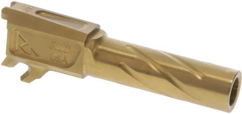 Rival Arms Precision Drop-In Barrel 9mm Luger 3.70" Gold PVD Finish 4340H Steel Material For Sig P365Xl