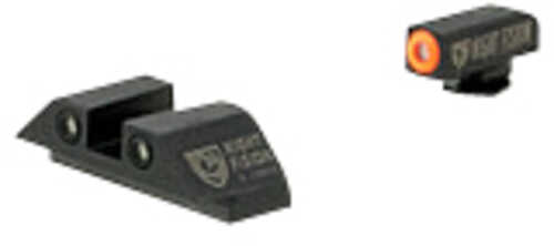 Night Fision Costa Ludus Sight Set for Glock 1717L1922-2831-3537-39 Mos Models Orange/Green Black